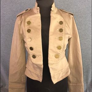 Tory Burch Khaki Sgt. Pepper MilitaryJacket XS